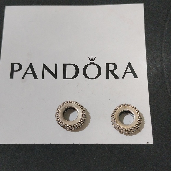 Pandora Inspiration Within Spacer with Clear Zirconia- 791359cz, Set of 2 - Picture 2 of 5